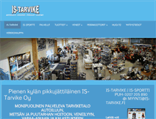 Tablet Screenshot of is-tarvike.fi